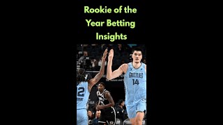 Rookie of the Year Betting Insights NBA RookieOfTheYear Betting Basketball sportsnews sports [upl. by Assirk]