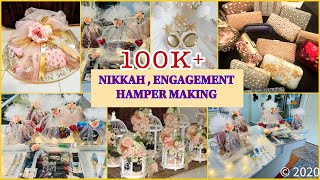 ❣️NIKKAH  ❣️ ENGAGEMENT Hamper Making Ideas 💡 wedding Gifts [upl. by Eleirbag]