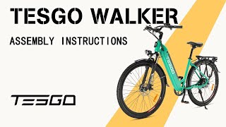 Tesgo Walker Unboxing and Assembly  Tesgo Bikes [upl. by Eseela]