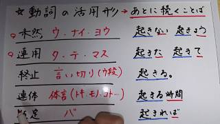 【国語文法】（2）動詞の活用形の見分け方 [upl. by Ammon]