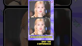 Can You Find 3 Difference  15sec quiz puzzle games gameplay rose apt kpop [upl. by Ahscrop]