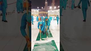 Kaba Sharif Karpet Cleaning in Makkah shorts trending [upl. by Vergil]