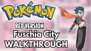 Pokemon Red GB Fuchsia City Walkthrough  TheAnonymousBear [upl. by Ag]