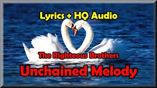 Unchained Melody  The Righteous Brothers Lyrics HQ Audio 60s Love Song [upl. by Komarek]