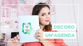 DECORO UNAGENDA A5 in stile tropicale e chic e ve la regalo DOWNLOAD GRATIS  CREAMYDIY [upl. by Sybley]