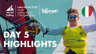 Day 5 Highlights  Youth Sailing World Championships 2024 [upl. by Alderson780]