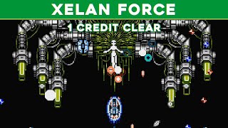 XELAN FORCE  PC  Steam  1CC Gameplay [upl. by Ahsaelat]