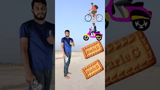 Rounding parle g biscuit to Bycycle Scooter Thar Alto  Vehicles names magic video shorts [upl. by Folberth]