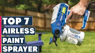 Top 7 Airless Paint Sprayers for Effortless Painting Projects [upl. by Ennayelsel394]