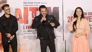 Part 2  Antim Trailer Launch  Salman Khan Mahima Makwana Aayush Sharmaravi Basrur [upl. by Zimmer]