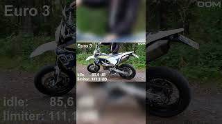 Euro 3 vs Euro 4 Sound  Husqvarna 701 [upl. by Iilek]