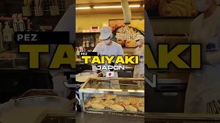 Famoso pastel japonés en forma de PEZ Taiyaki 🐟🇯🇵 [upl. by Xylia]