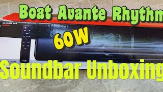 Unboxing Boat Avante Rhythm Soundbar [upl. by Hsiekal]