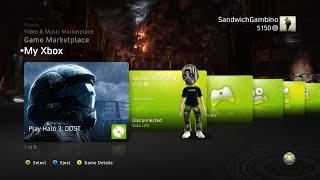 Halo 3 ODST  NXE Dashboard Theme 2009 [upl. by Adyeren365]