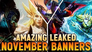 Multiple TOP TIER BANNERS November Banner Leaks  Watcher of Realms [upl. by Lucky]