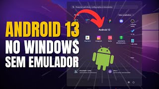 INSTALE ANDROID NO WINDOWS 10 E 11 PASSO A PASSO [upl. by Aryt]