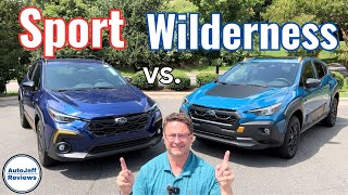 2024 Subaru Crosstrek Sport vs Wilderness I Compare amp You Decide [upl. by Waldo613]