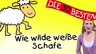 Wie wilde weiße Schafe  Anleitung zum Bewegen  Kinderlieder [upl. by Naujaj535]