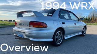 1994 Subaru WRX  Overview and POV Drive [upl. by Llenrev322]