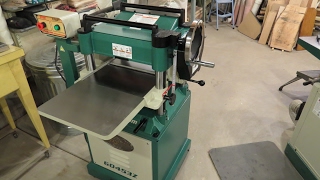 Grizzly G0453Z Planer Moving Into The shop and Assembly [upl. by Gwenneth]