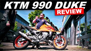 KTM 990 Duke  A Proper Road Review [upl. by Bevin103]