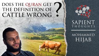 Sapient Thoughts 25 Does the Quran get the definition of cattle wrong Mohammed Hijab [upl. by Ahseikal]