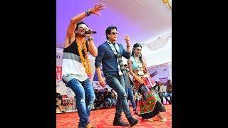 महानायक राजेश हमाल थारु झुम्रा नृत्य मा Rajesh Hamal in Tharu Dance [upl. by Leftwich]