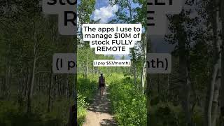 Apps I use to manage 10M in stock FULLY REMOTE [upl. by Alekehs]