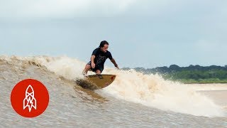 Surfing the Amazon River’s Endless Wave [upl. by Mehalick]