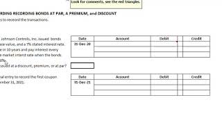 Handout 105 Valuing and Recording Bonds [upl. by Repsag58]