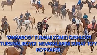 22102024 Qashqadaryo v Yakkabog t Zomid MFY TURSINALIBOYDI nevaralarini sunat toyi kopkarisi [upl. by Zorine]