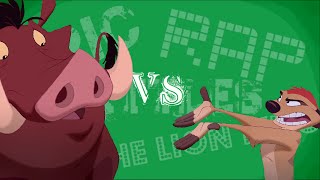 Pumbaa vs Timon  Epic Rap Battles of the Lion King 9 [upl. by Ruttger]