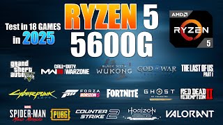 RYZEN 5 5600G Gaming Test in late 2024  18 Games Tested [upl. by Antonius]