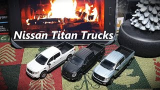 164 Greenlight Diecast Japanese Nissan Titan Trucks [upl. by Aeynod]