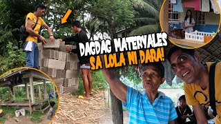 DAGDAG MATERYALES SA BAHAY NG LOLA NI DARA [upl. by Amsa]