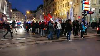 Demonstration gegen Akademikerball [upl. by Ailerua]