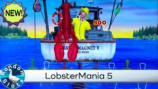 New⭐️Lucky Larrys LobsterMania 5 Link Slot Machine Bonus [upl. by Landis]