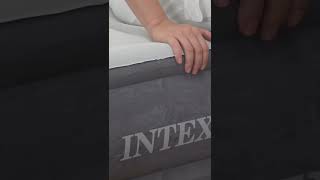 Intex Dura Beam Deluxe Comfort Plush 13 Inch Air Mattress Review shorts [upl. by Merceer]