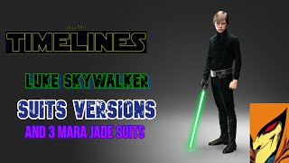 Roblox  Star Wars Timelines RP  Luke Skywalker Suit Versions [upl. by Beniamino201]