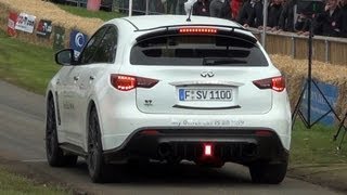 Infiniti FX Vettel BRUTAL Sound [upl. by Aynatahs260]