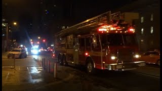 Toronto Fire responding to a possible underground fire [upl. by Eslehc736]