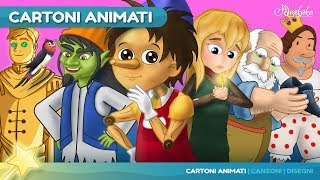 Pinocchio e 5 storie  Cartoni Animati  Fiabe e Favole per Bambini [upl. by Ahsima]