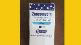 zancomycin 500mg uses in urdu Lincomycin HCl monohydrate effects and side effects [upl. by Sergo84]