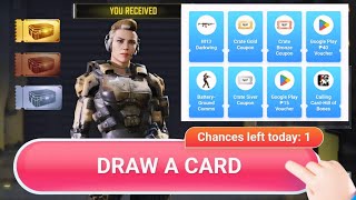 FREE DRAWS FOR CRATE COUPONS IN CODM [upl. by Nonez457]