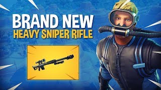 NEW Heavy Sniper Rifle  Fortnite Battle Royale Gameplay  Ninja [upl. by Dnomso]