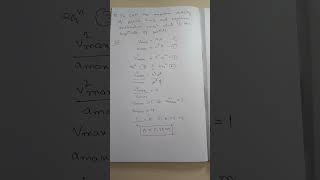 Simple harmonic motion numerical solving amplitude related physicsstudytimeSHM [upl. by Emelyne]