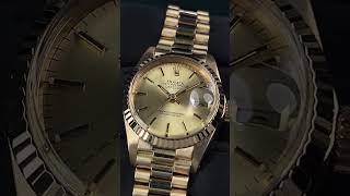 ROLEX DATEJUST 26MM YELLOWGOLD CHAMPAGNE DIAL CIRCA 1978 [upl. by Papotto48]