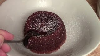 Recette Fondant au Chocolat  Chocolate Lava Cake Recipe  Recettes Maroc [upl. by Attenej]