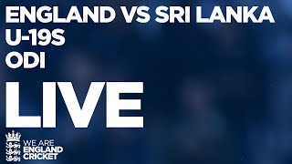 🔴 LIVE England U19s v Sri Lanka U19s  2nd ODI [upl. by Aillil423]