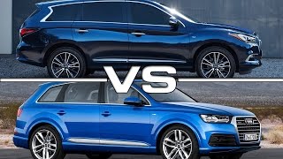 Infiniti QX60 vs Audi Q7 Road Test [upl. by Brosy]